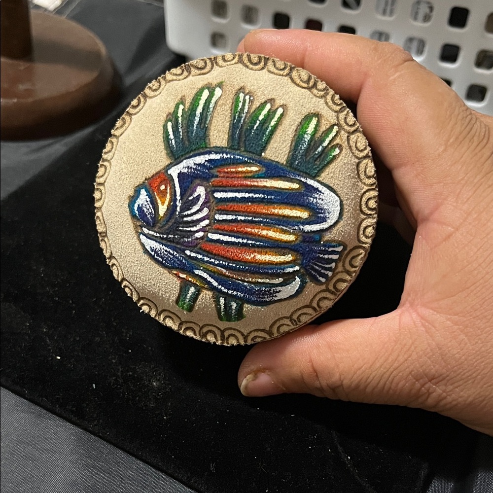 Handcrafted Fish Design Trinket Box - Picture 4 of 11